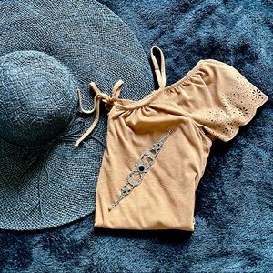 Off the shoulder boho blouse (Size S)